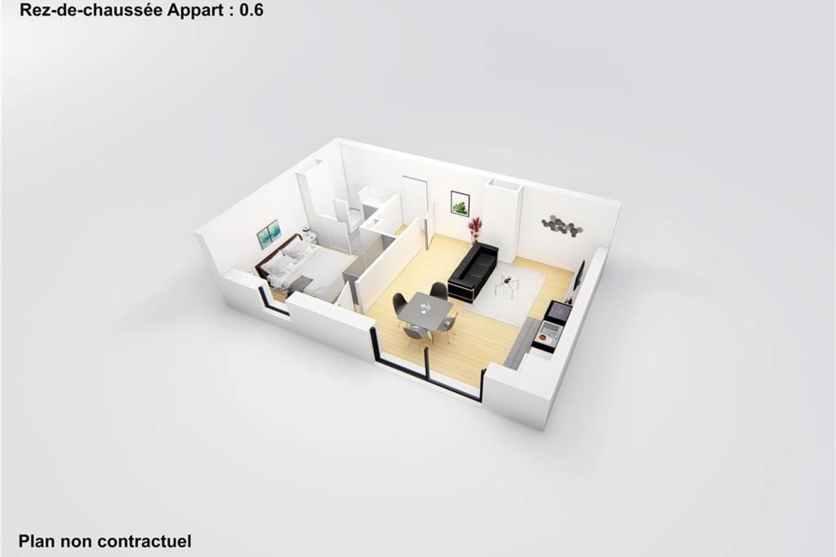 Appartement à vendre à Angleur 4031 208000.00€ 1 chambres 58.00m² - annonce 997745
