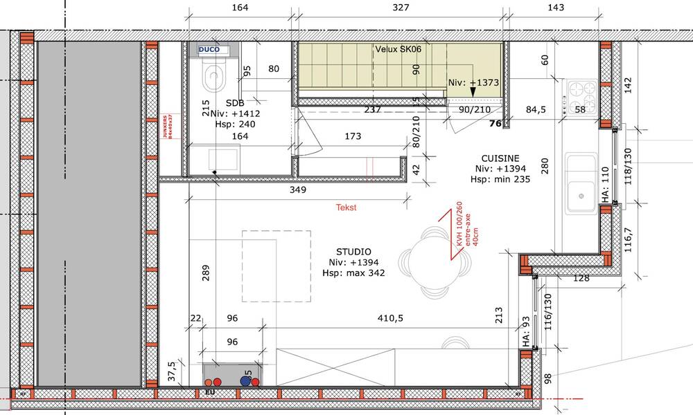 Appartement à louer à Liège 4020 750.00€ 0 chambres 40.00m² - annonce 542141