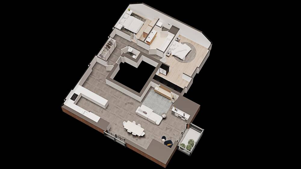 Appartement à  à Jodoigne 1370 371000.00€ 2 chambres 130.00m² - annonce 644097