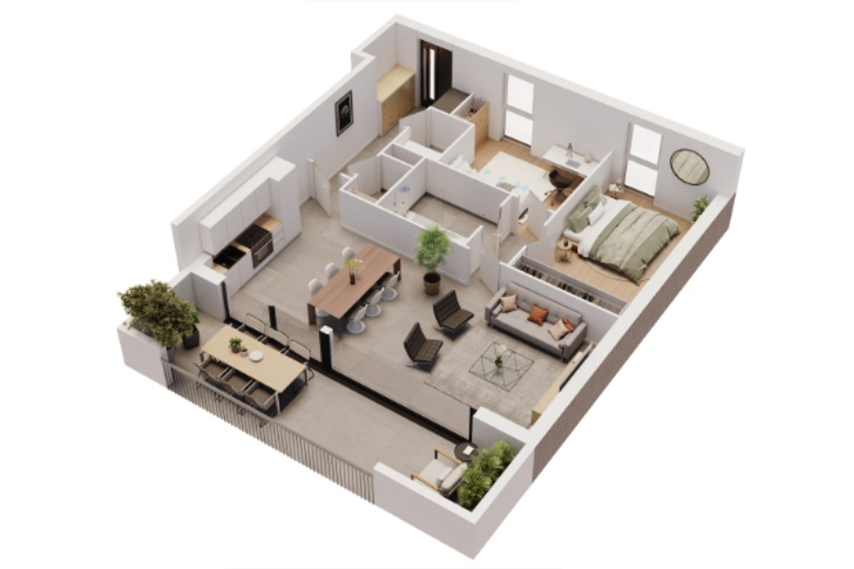 Appartement à vendre à Ans 4430 0.00€ 2 chambres m² - annonce 1369230