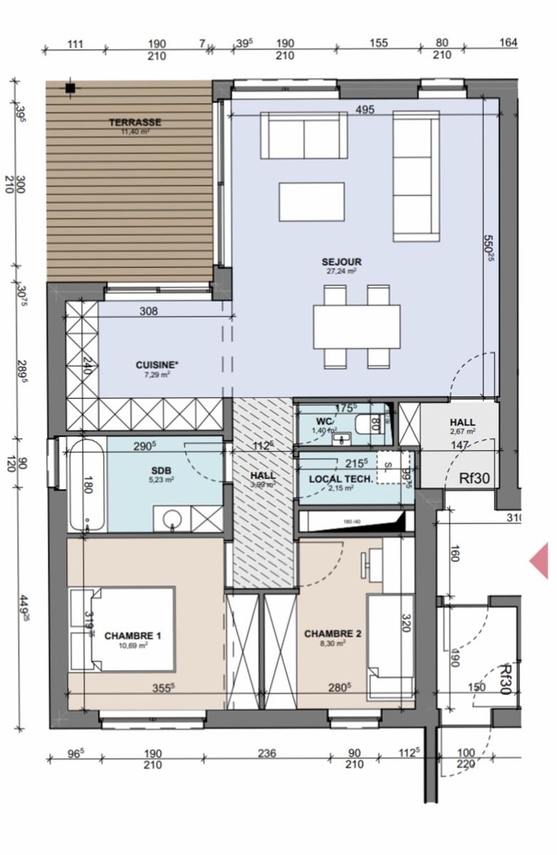 Appartement à vendre à Neupré 4120 240000.00€ 2 chambres 79.76m² - annonce 1371353