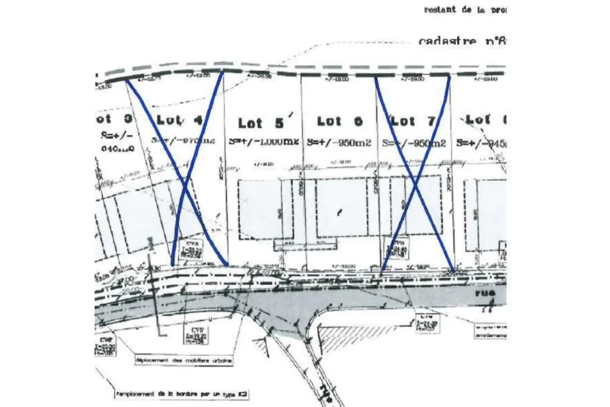 Terrain à vendre à Lantremange 4300 109250.00€  chambres m² - annonce 35310