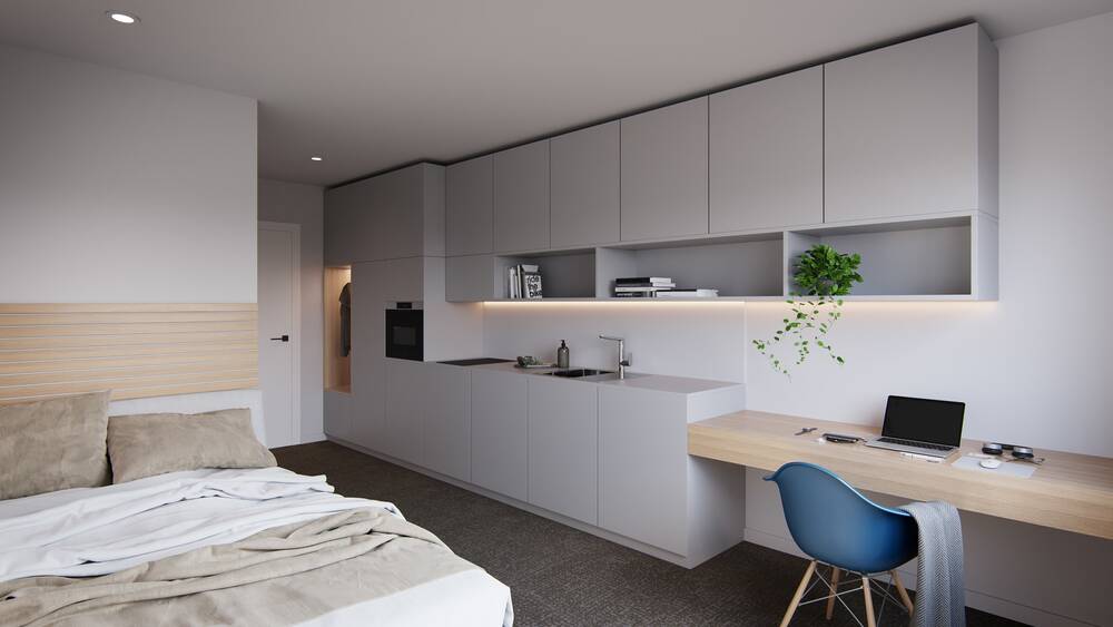Studio à louer à Liège 4000 635.00€ 1 chambres 20.00m² - annonce 54097