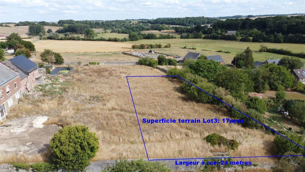 Terrain à vendre à Fallais 4260 125000.00€ chambres m² - annonce 243272