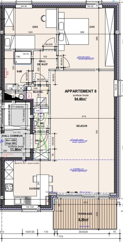 Appartement à vendre à Rocourt 4000 306125.00€ 2 chambres 95.00m² - annonce 323892