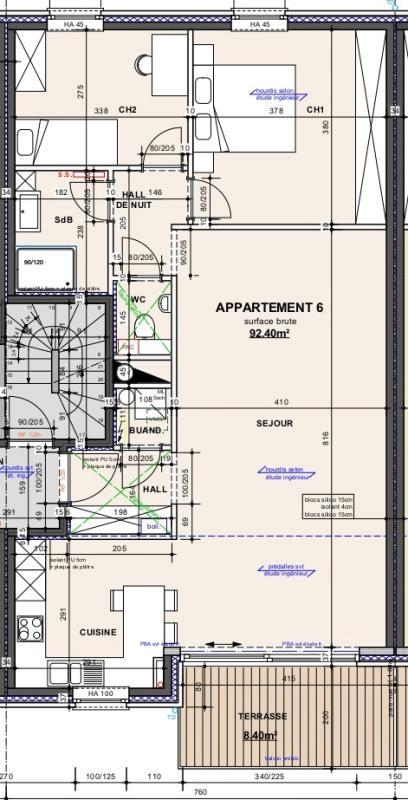 Appartement à vendre à Rocourt 4000 299460.00€ 2 chambres 92.00m² - annonce 323575