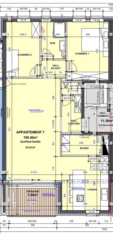 Appartement à vendre à Rocourt 4000 299000.00€ 2 chambres 100.00m² - annonce 323310