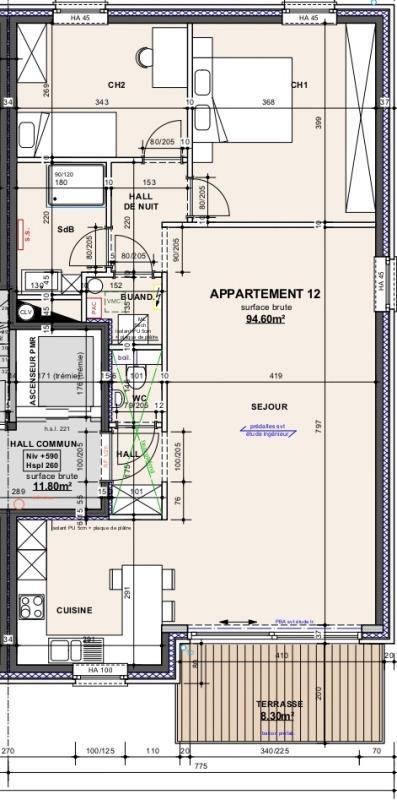 Appartement à vendre à Rocourt 4000 316000.00€ 2 chambres 95.00m² - annonce 324177