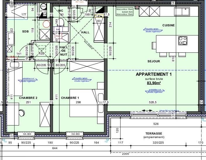 Appartement à vendre à Rocourt 4000 293650.00€ 2 chambres 84.00m² - annonce 323488
