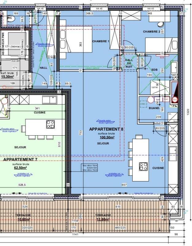 Appartement à vendre à Rocourt 4000 320700.00€ 2 chambres 101.00m² - annonce 323308