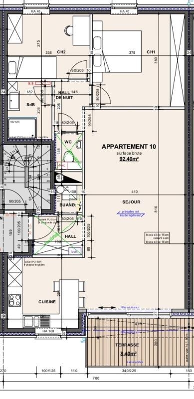 Appartement à vendre à Rocourt 4000 309120.00€ 2 chambres 92.00m² - annonce 323243