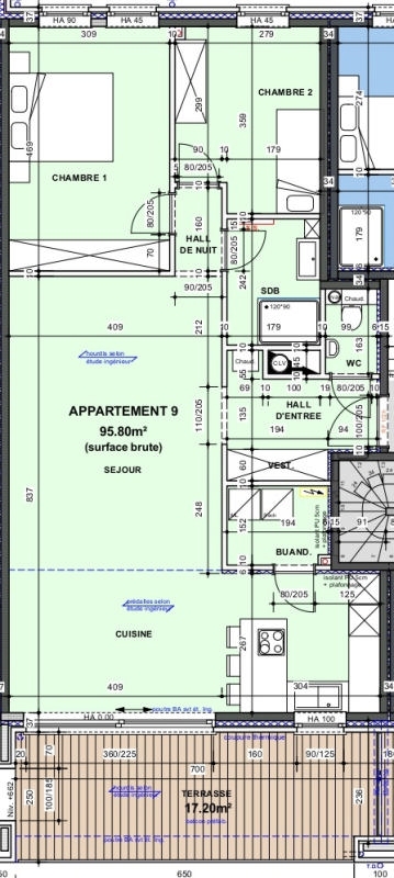 Appartement à vendre à Rocourt 4000 297540.00€ 2 chambres 96.00m² - annonce 323314