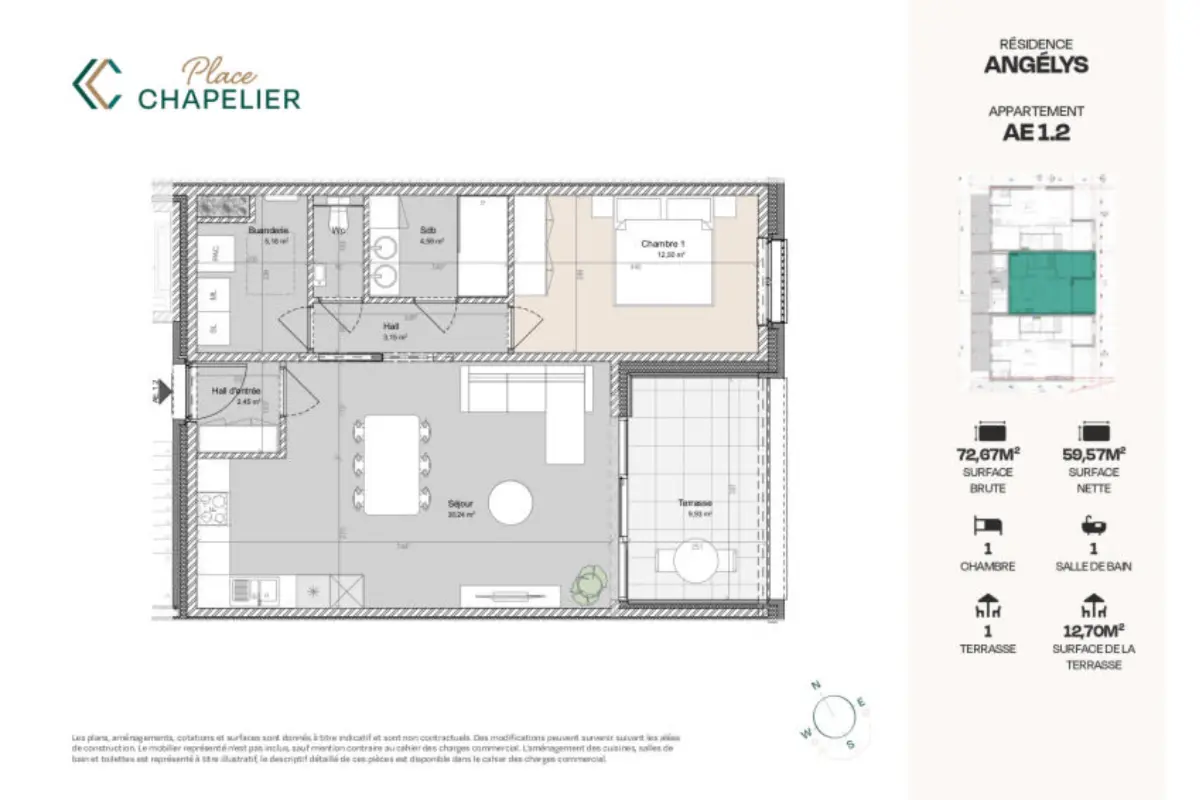 Appartement à vendre à Herve 4650 249000.00€ 1 chambres 72.00m² - annonce 326714