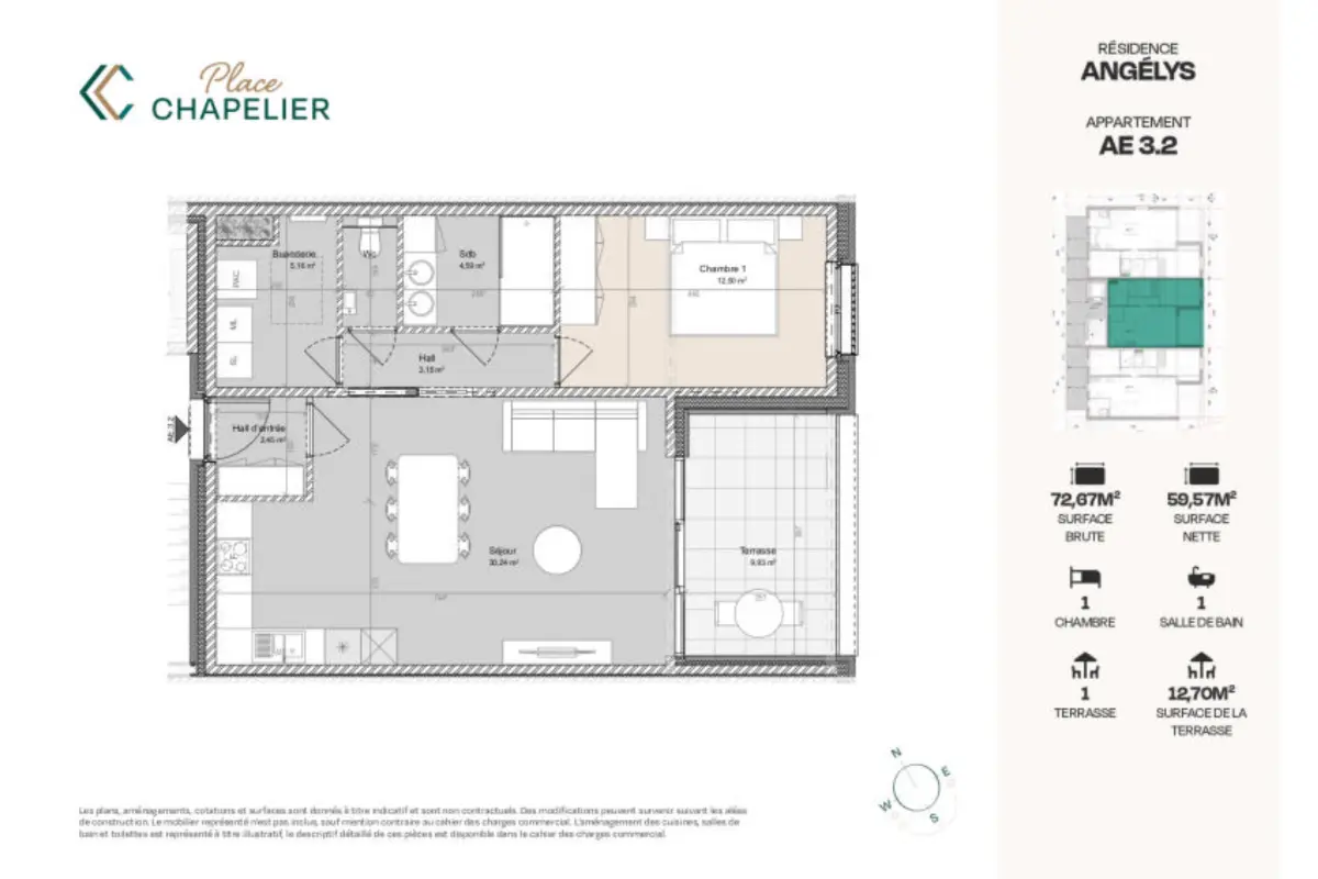 Appartement à vendre à Herve 4650 295000.00€ 1 chambres 72.00m² - annonce 326716