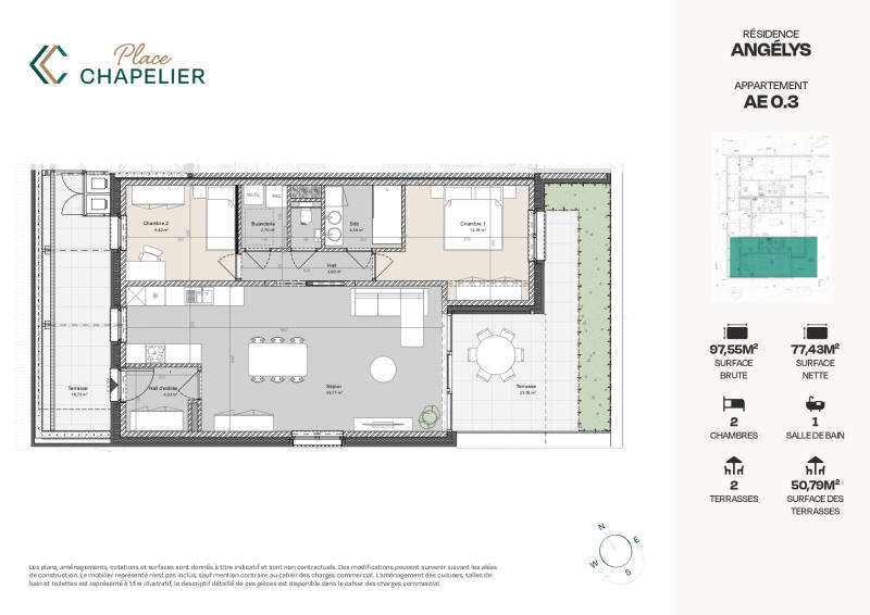 Appartement à vendre à Herve 4650 329000.00€ 2 chambres 97.00m² - annonce 326724