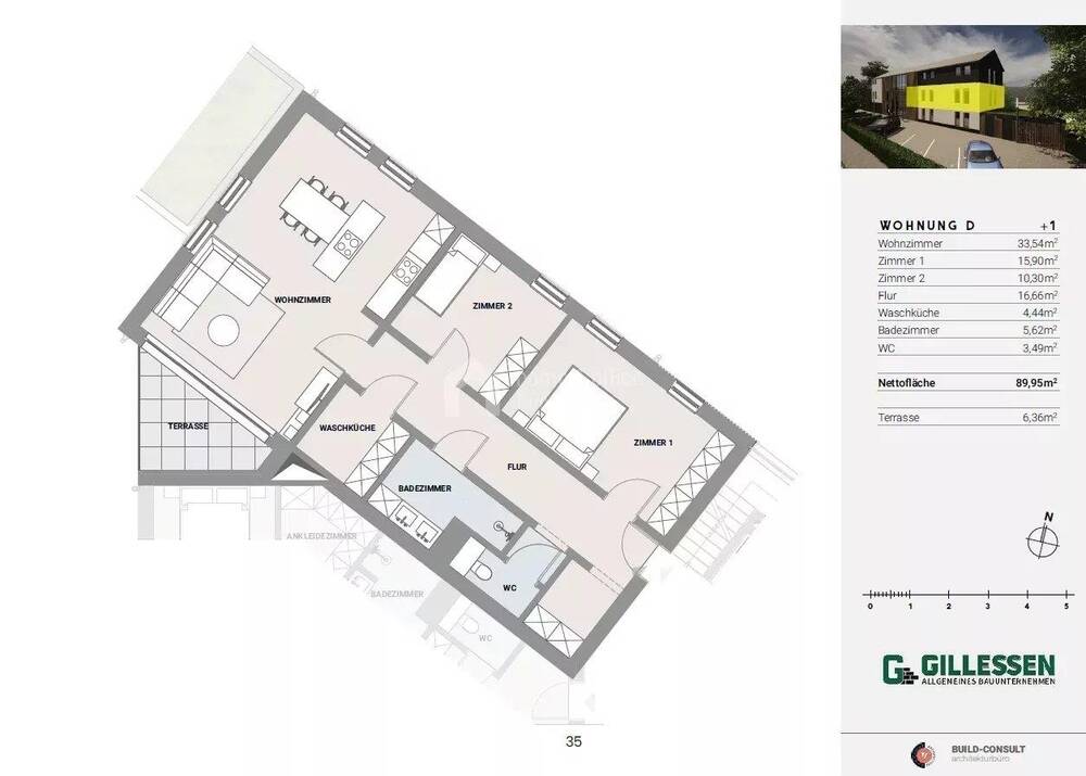 Appartement à vendre à Saint-Vith 4780 383372.00€ 2 chambres 89.95m² - annonce 326823