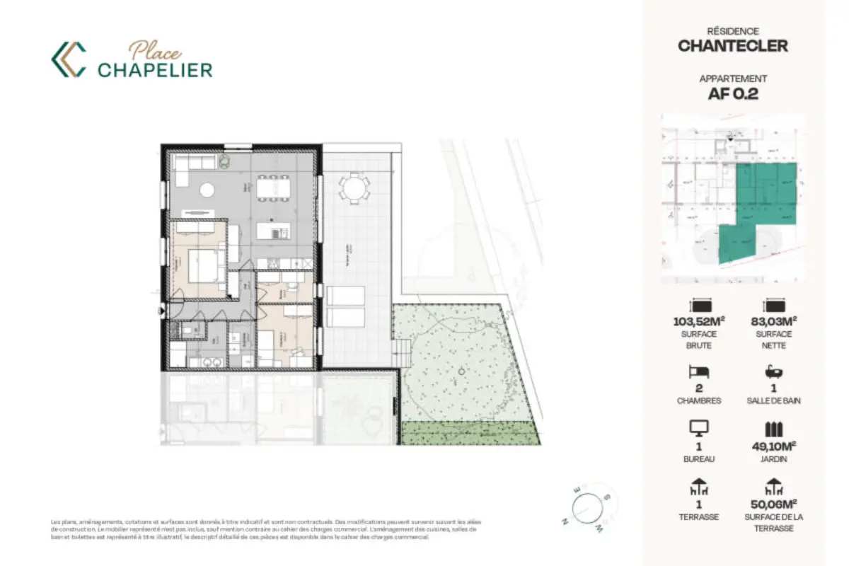 Appartement à vendre à Herve 4650 395000.00€ 2 chambres 104.00m² - annonce 326721