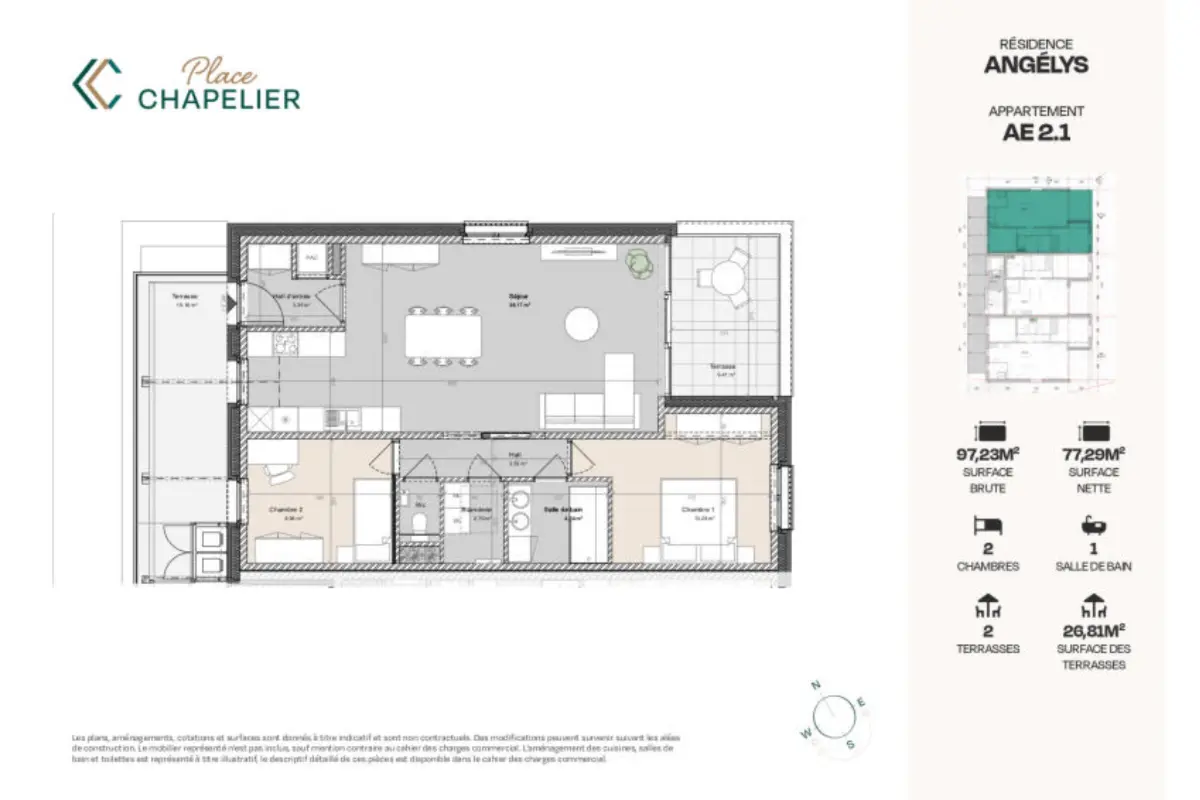 Appartement à vendre à Herve 4650 345000.00€ 2 chambres 97.00m² - annonce 326715