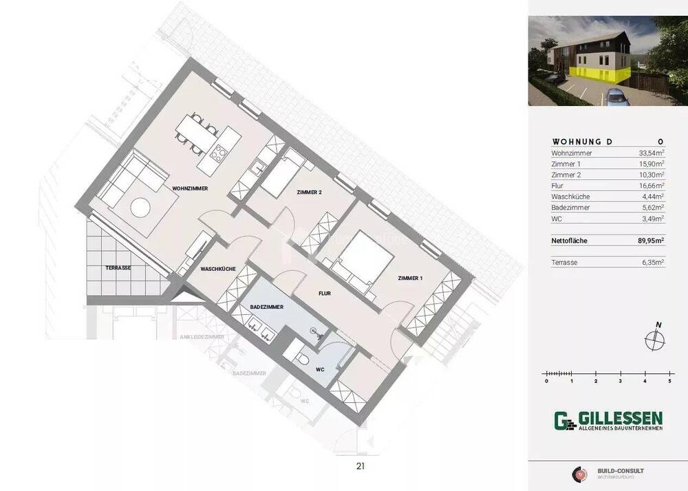 Appartement à vendre à Saint-Vith 4780 385621.00€ 2 chambres 89.95m² - annonce 326826