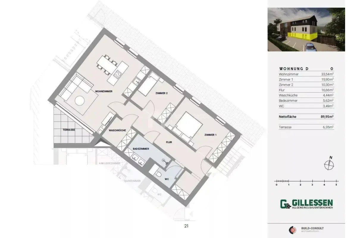 Appartement à vendre à Saint-Vith 4780 385621.00€ 2 chambres 89.95m² - annonce 326826