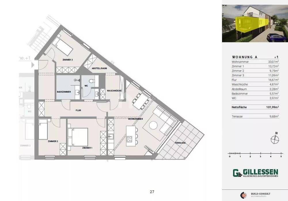 Appartement à vendre à Saint-Vith 4780 448802.00€ 3 chambres 101.99m² - annonce 326828