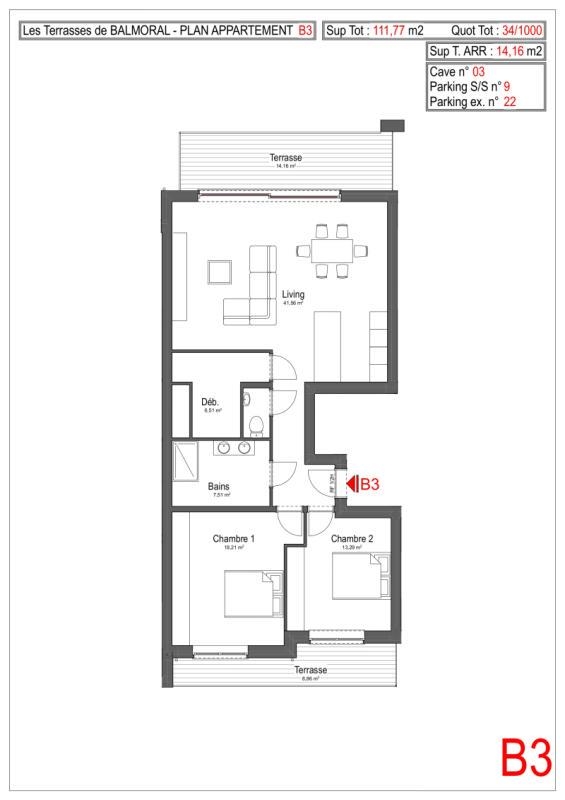 Appartement à vendre à Spa 4900 299000.00€ 2 chambres 112.00m² - annonce 348187