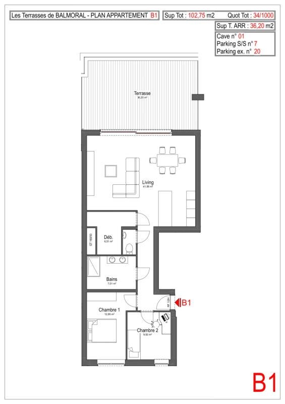 Appartement à vendre à Spa 4900 340000.00€ 2 chambres 103.00m² - annonce 348185