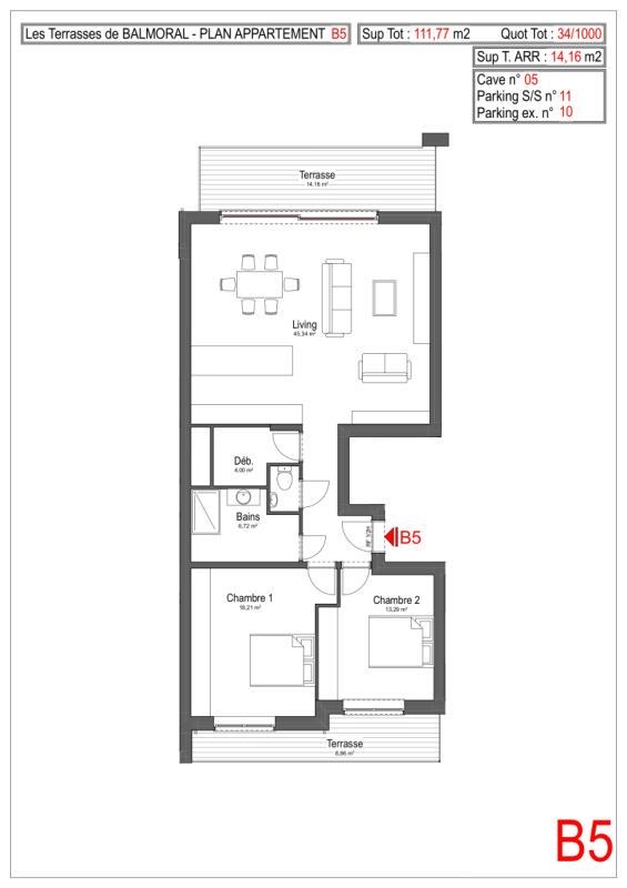 Appartement à vendre à Spa 4900 314000.00€ 2 chambres 112.00m² - annonce 348009