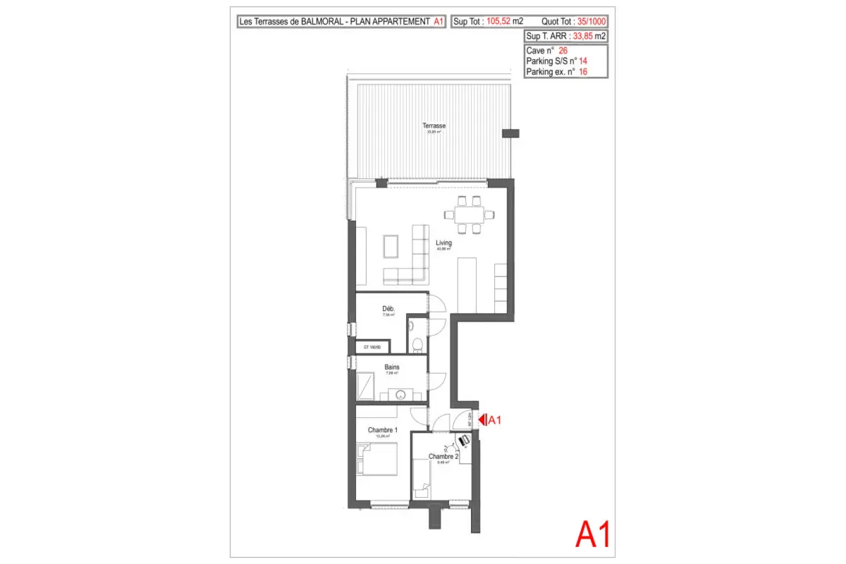 Appartement à vendre à Spa 4900 340000.00€ 2 chambres 106.00m² - annonce 348206