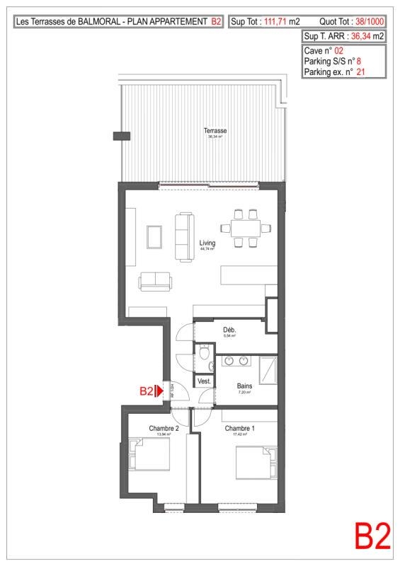 Appartement à vendre à Spa 4900 350000.00€ 2 chambres 112.00m² - annonce 348186