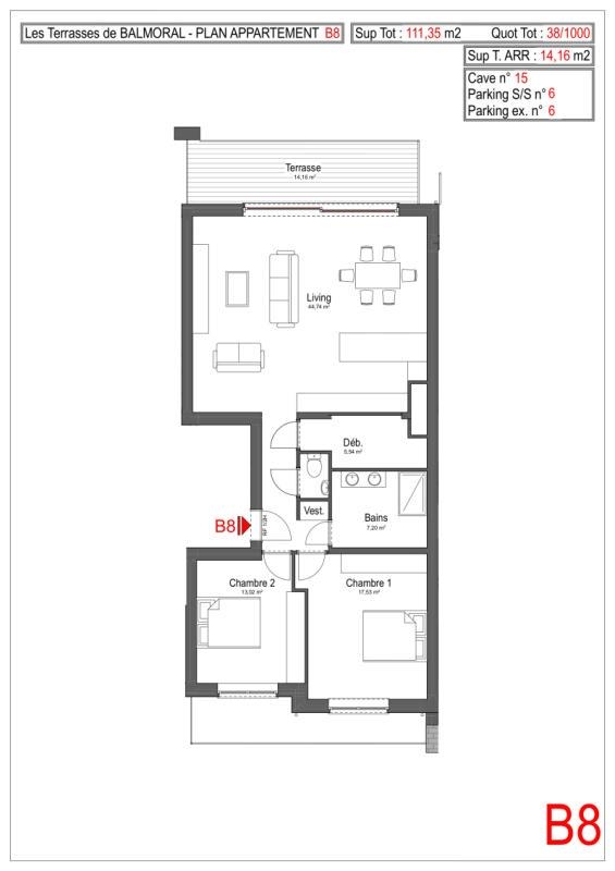 Appartement à vendre à Spa 4900 324000.00€ 2 chambres 111.00m² - annonce 348007