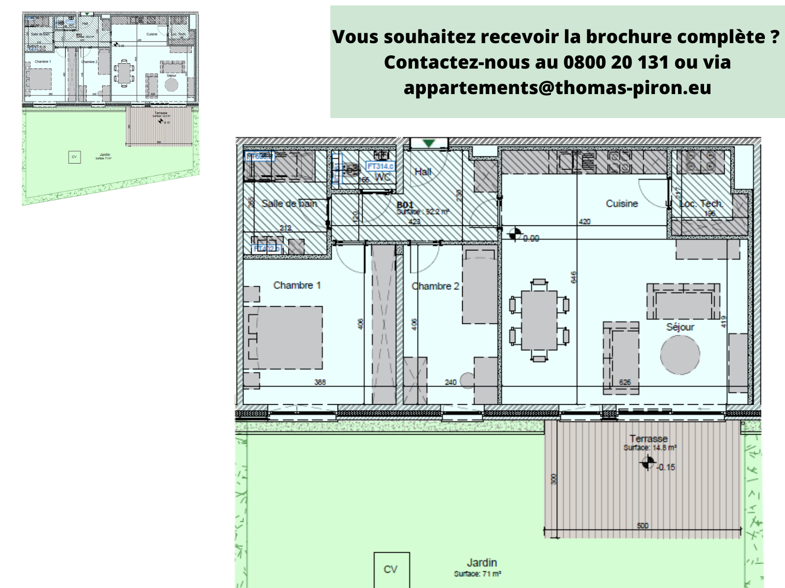 Appartement à vendre à Hannut 4280 340000.00€ 2 chambres 92.20m² - annonce 365273