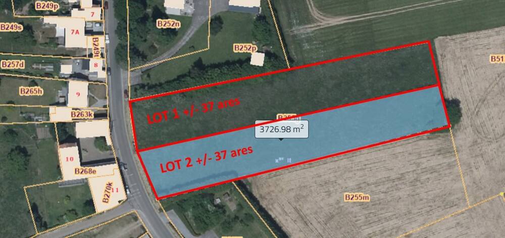 Terrain à vendre à Cras-Avernas 4280 135000.00€ chambres m² - annonce 402211
