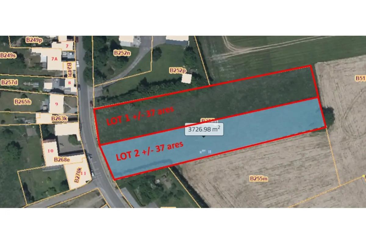 Terrain à vendre à Cras-Avernas 4280 135000.00€  chambres m² - annonce 402211