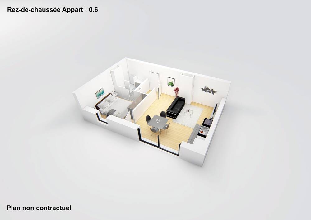 Appartement à vendre à Angleur 4031 0.00€ 1 chambres 58.00m² - annonce 435924