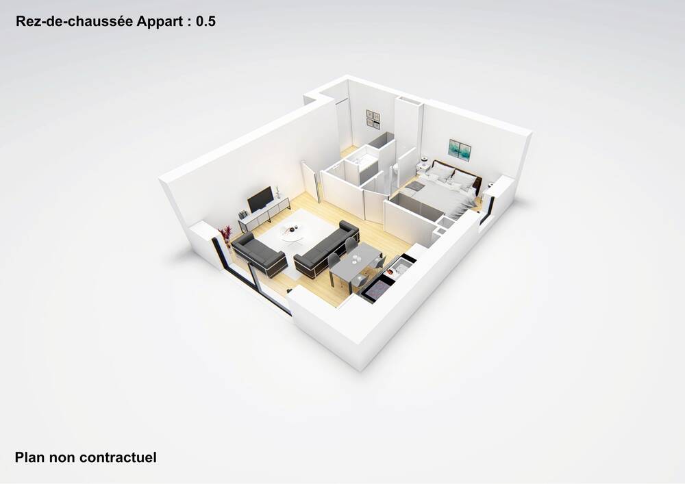 Appartement à vendre à Angleur 4031 0.00€ 1 chambres 54.00m² - annonce 435925