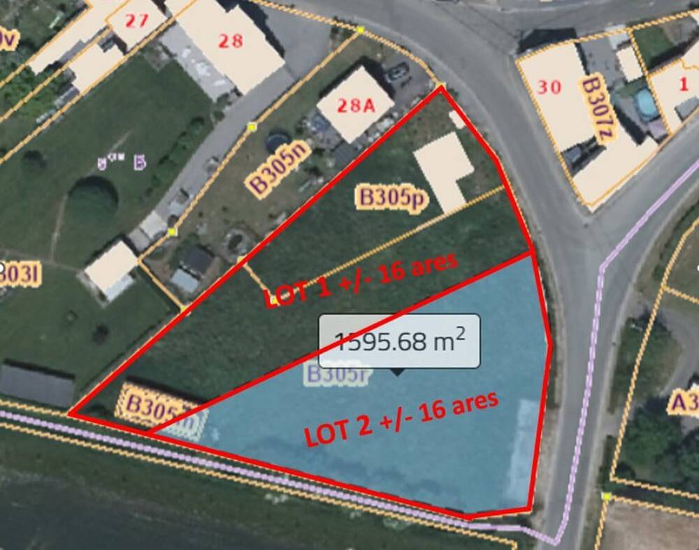 Terrain à vendre à Cras-Avernas 4280 85000.00€ chambres m² - annonce 464137