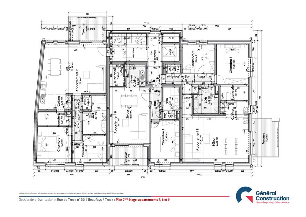 Appartement à vendre à Beaufays 4052 381900.00€ 2 chambres 99.00m² - annonce 466295