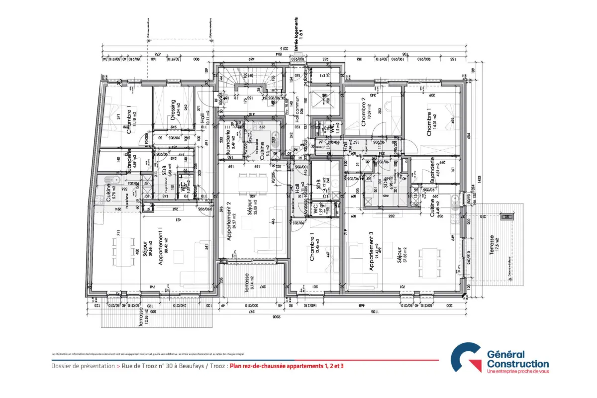 Appartement à vendre à Beaufays 4052 405000.00€ 2 chambres 99.00m² - annonce 466505
