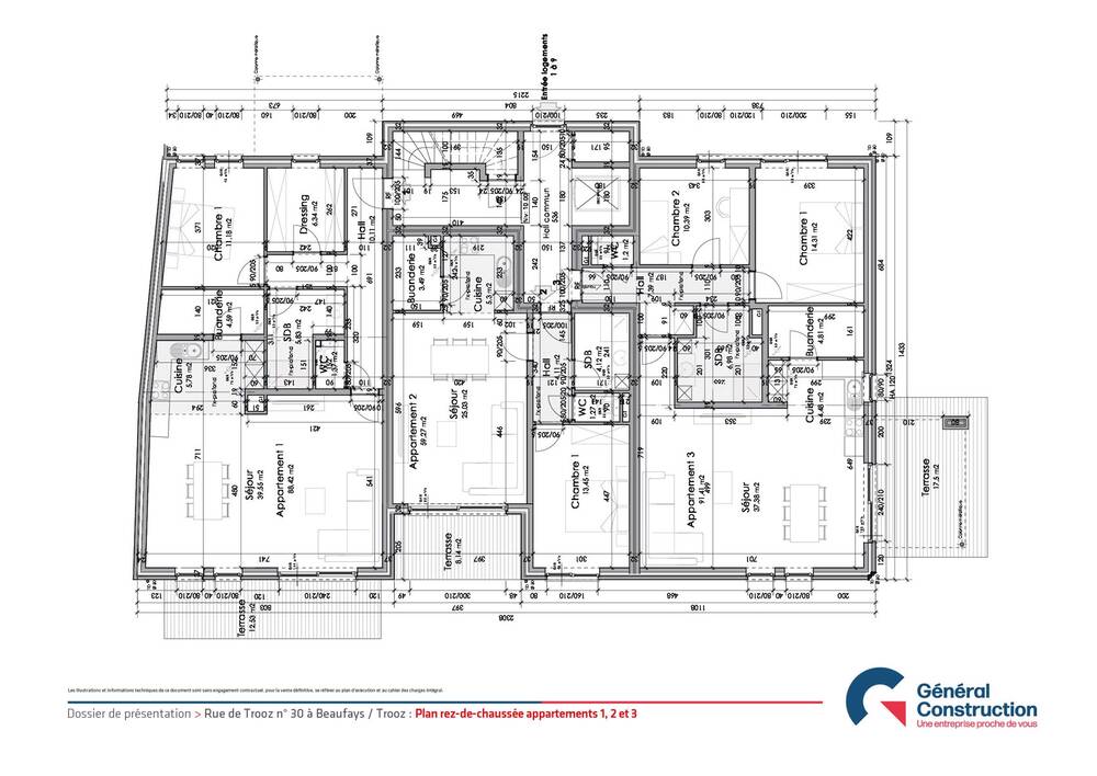 Appartement à vendre à Beaufays 4052 332600.00€ 1 chambres 67.00m² - annonce 466504