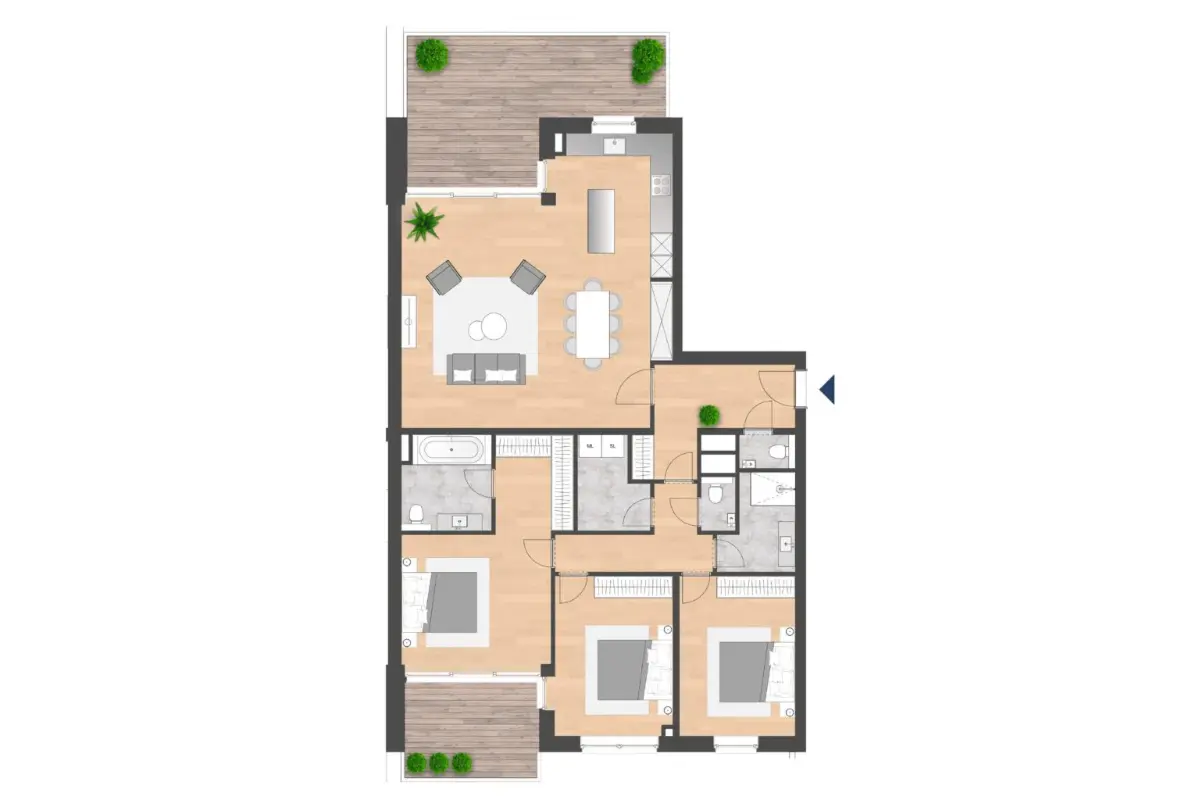 Rez-de-chaussée à vendre à Angleur 4031 450000.00€ 3 chambres 126.00m² - annonce 563728