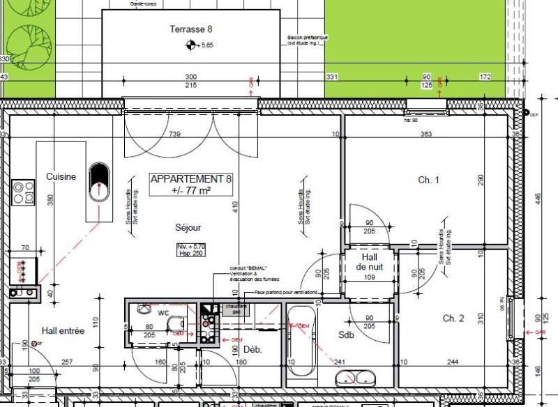 Penthouse à vendre à Trooz 4870 255000.00€ 2 chambres 77.00m² - annonce 477531