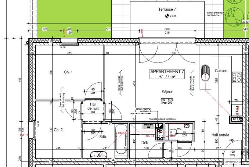 Penthouse à vendre à Trooz 4870 255000.00€ 2 chambres 77.00m² - annonce 477532