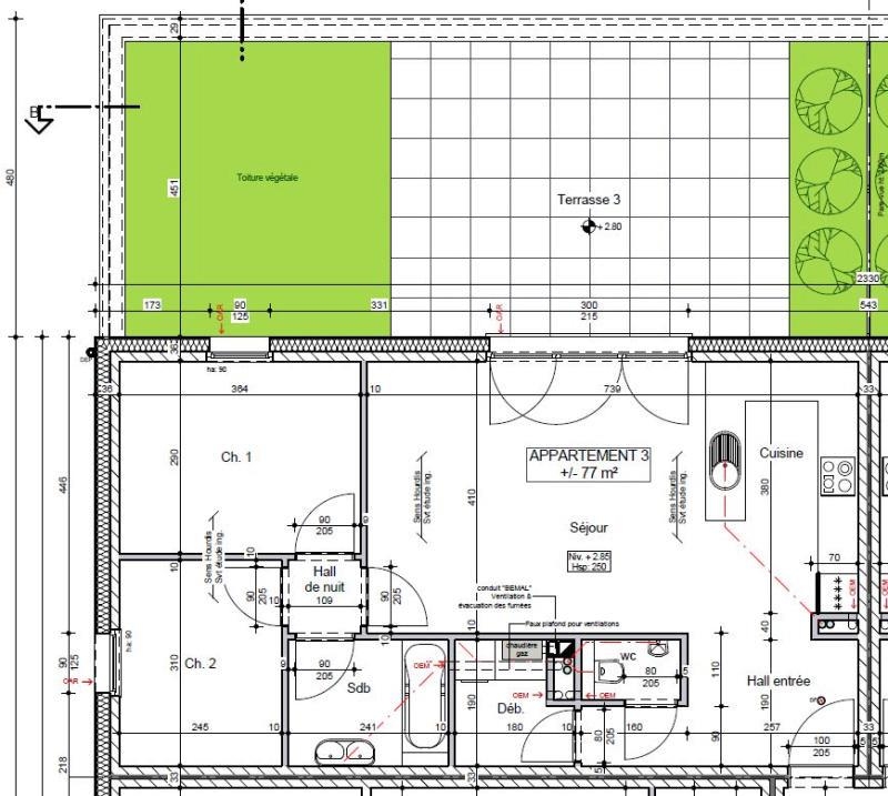 Appartement à vendre à Trooz 4870 276000.00€ 2 chambres 77.00m² - annonce 476764