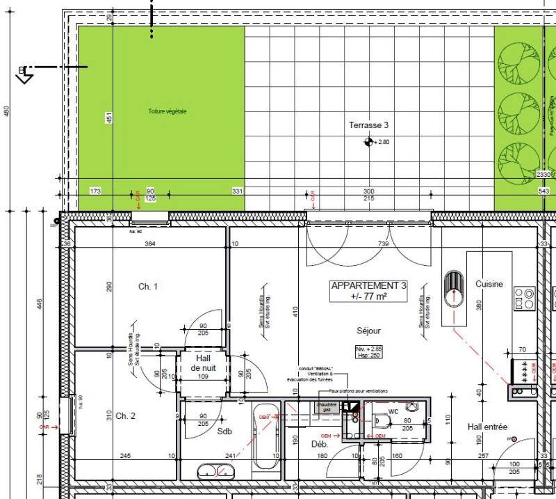 Appartement à vendre à Trooz 4870 276000.00€ 2 chambres 77.00m² - annonce 476764