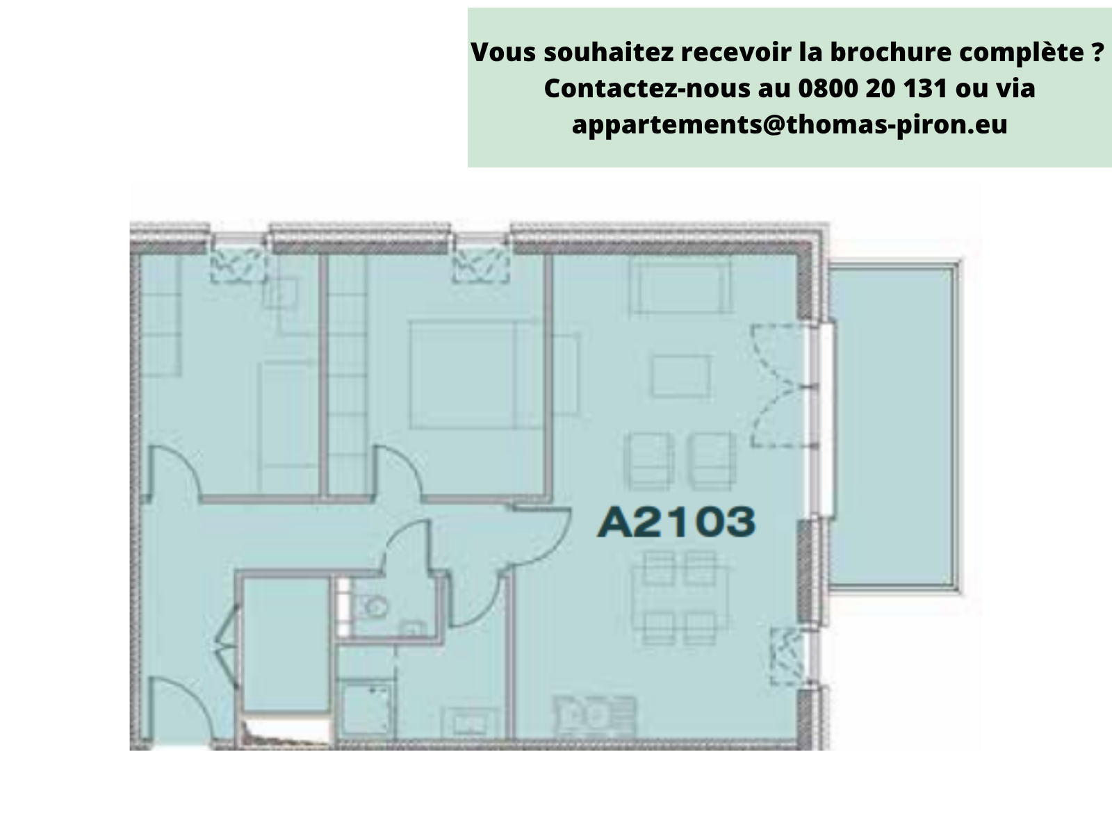 Appartement à vendre à Seraing 4100 218000.00€ 2 chambres 82.00m² - annonce 514845