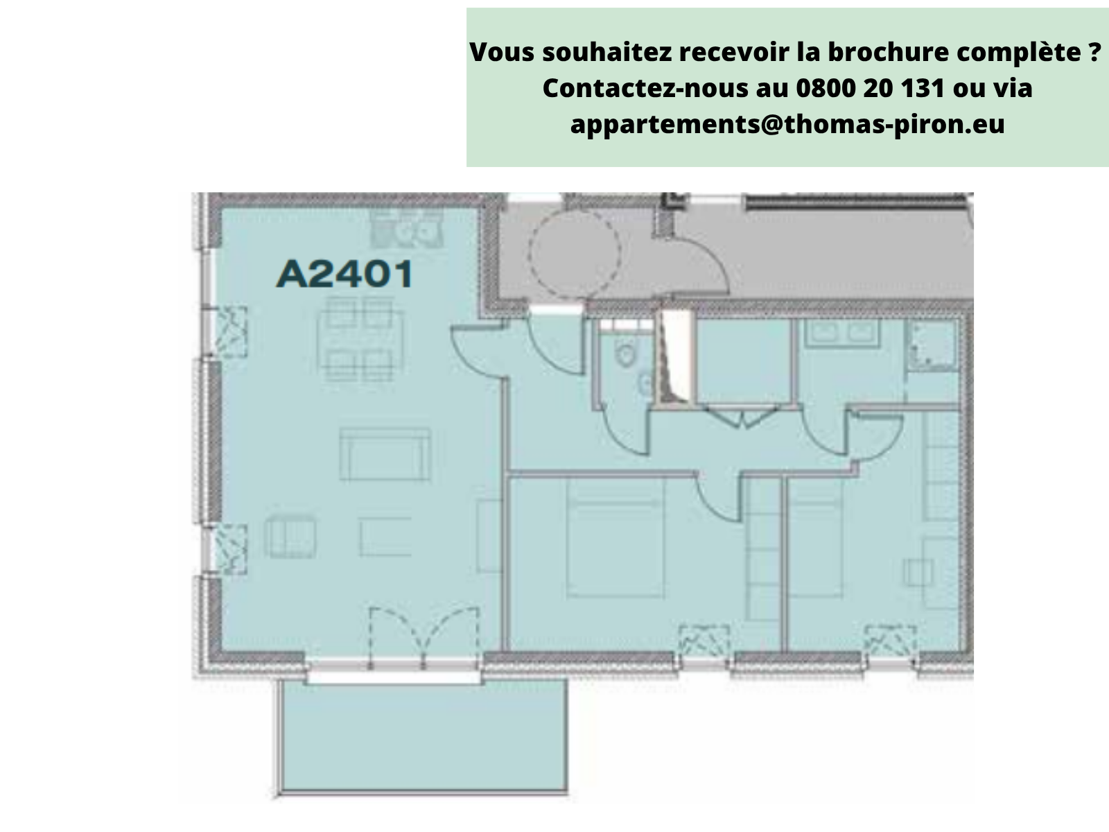 Appartement à vendre à Seraing 4100 264000.00€ 2 chambres 88.00m² - annonce 514836