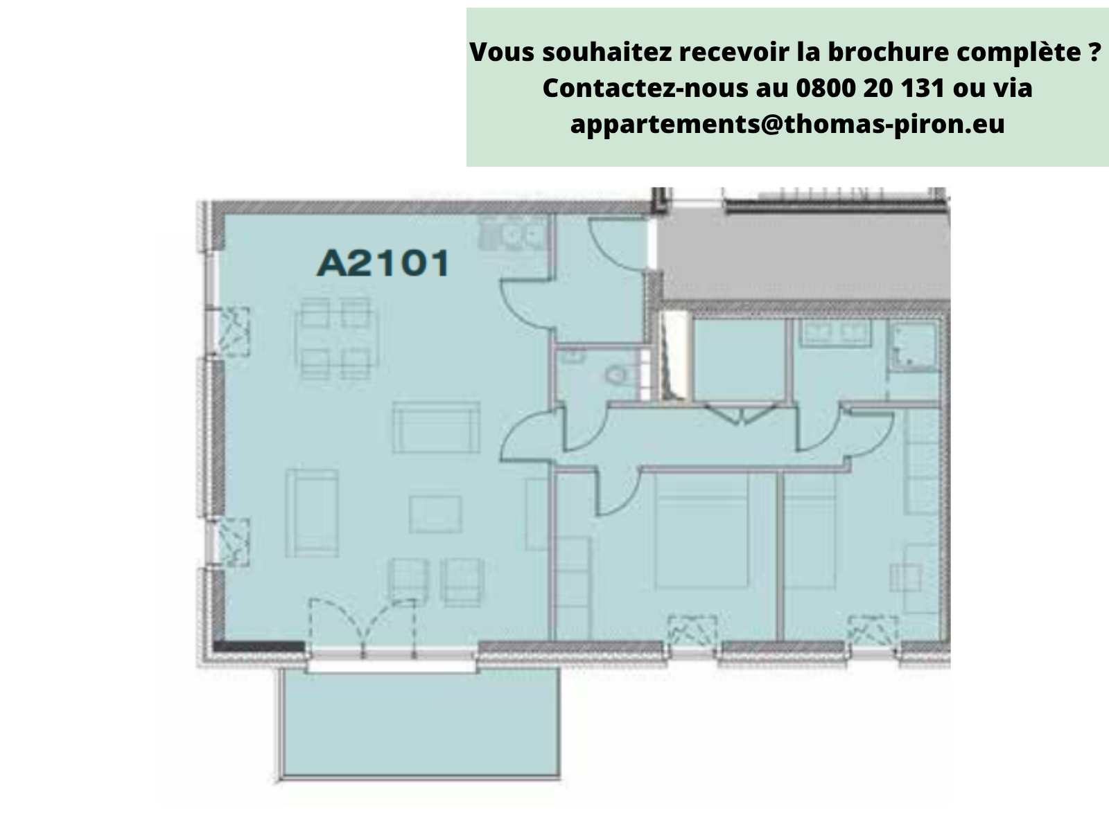 Appartement à vendre à Seraing 4100 254000.00€ 2 chambres 93.00m² - annonce 514847