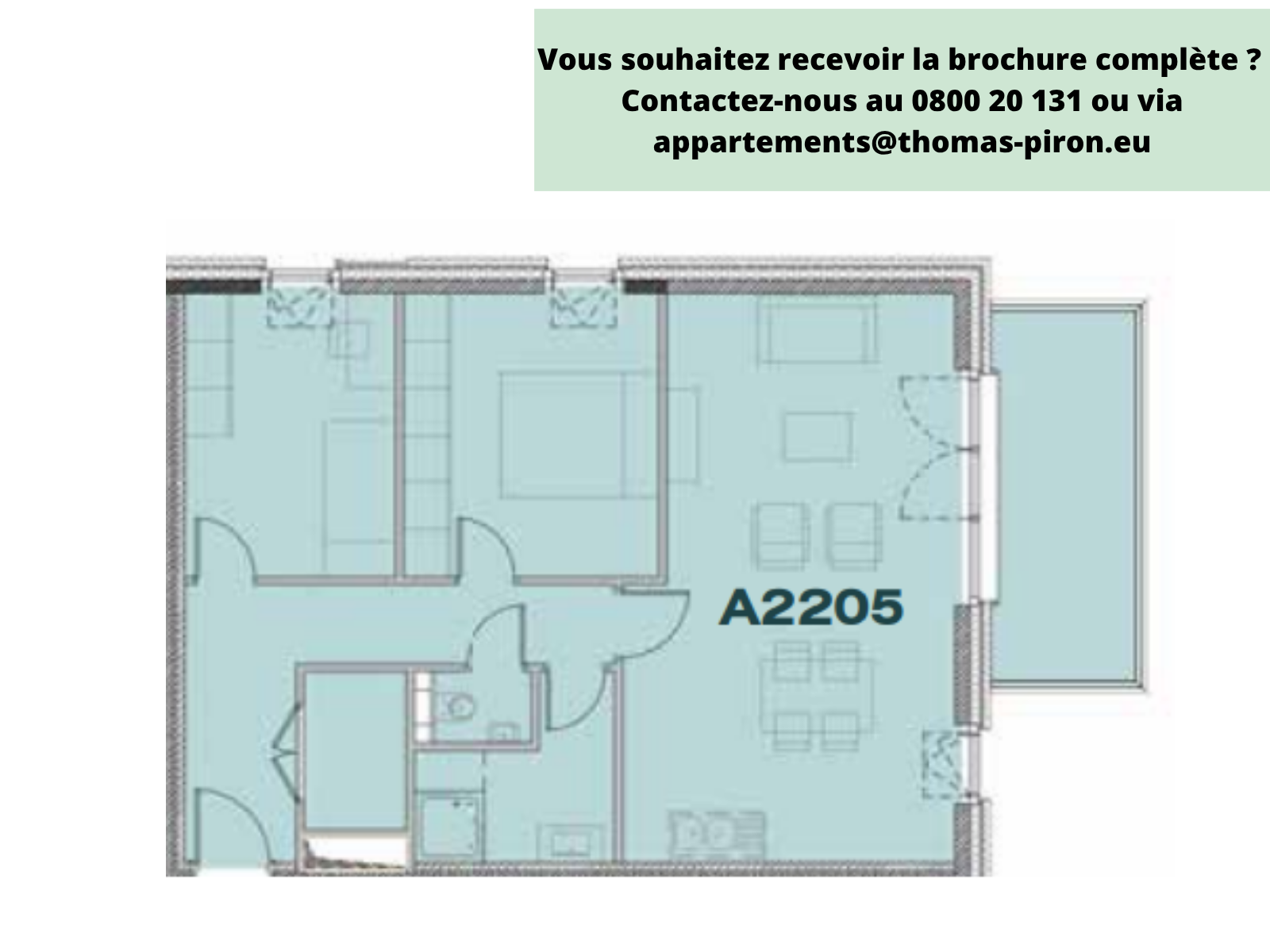 Appartement à vendre à Seraing 4100 224000.00€ 2 chambres 81.00m² - annonce 514842
