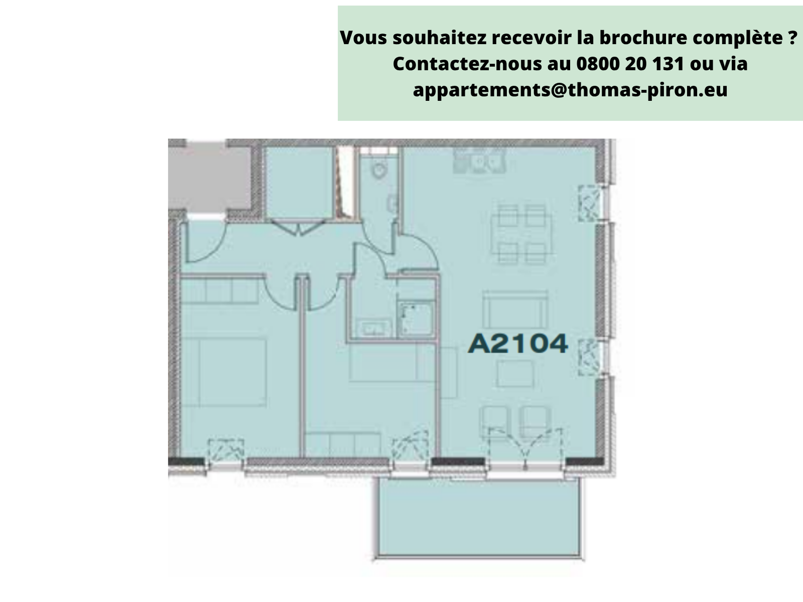 Appartement à vendre à Seraing 4100 218000.00€ 2 chambres 79.00m² - annonce 514844